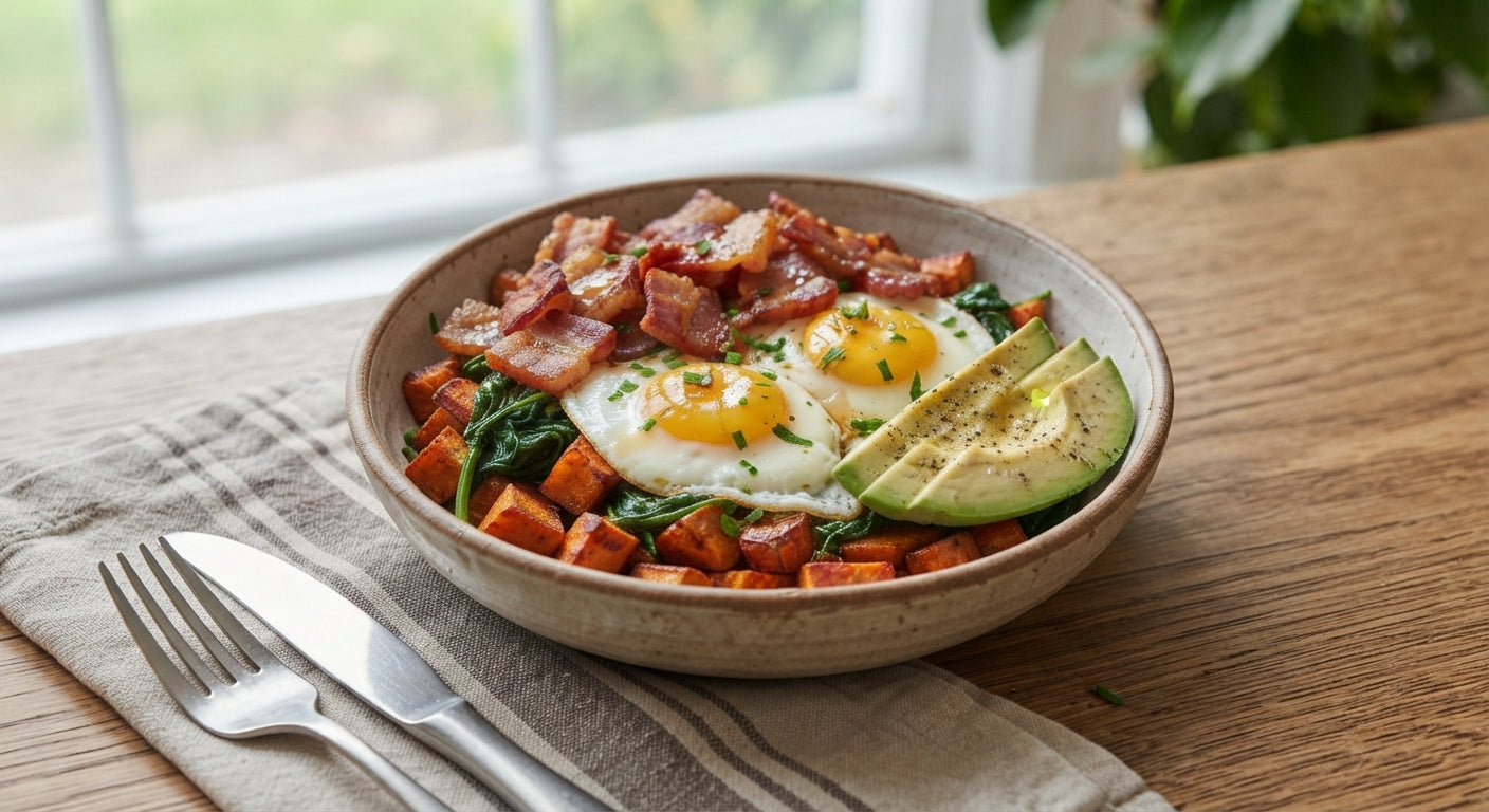 RECIPE: Maple Bacon & Egg Breakfast Bowl
