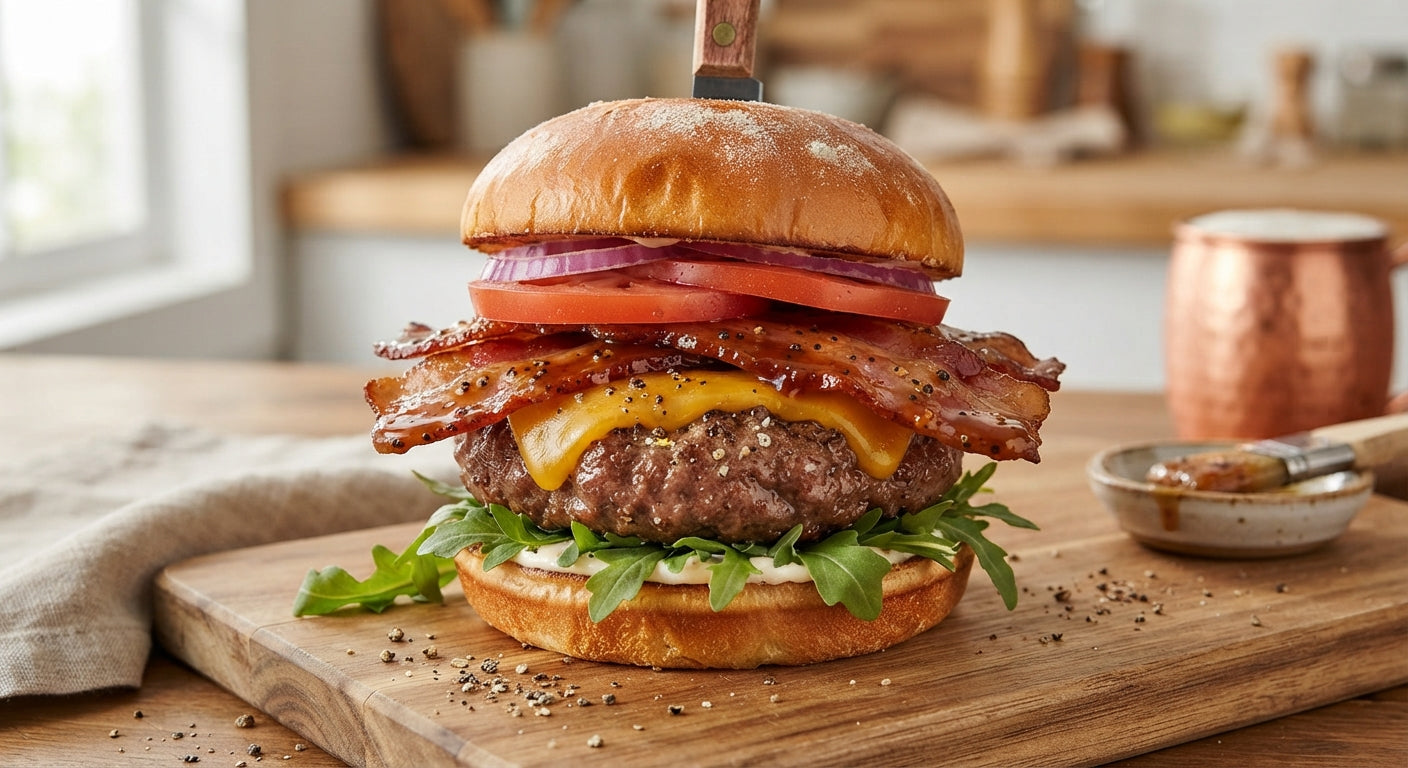 RECIPE: The "Smoky Maple Steakhouse Burger"