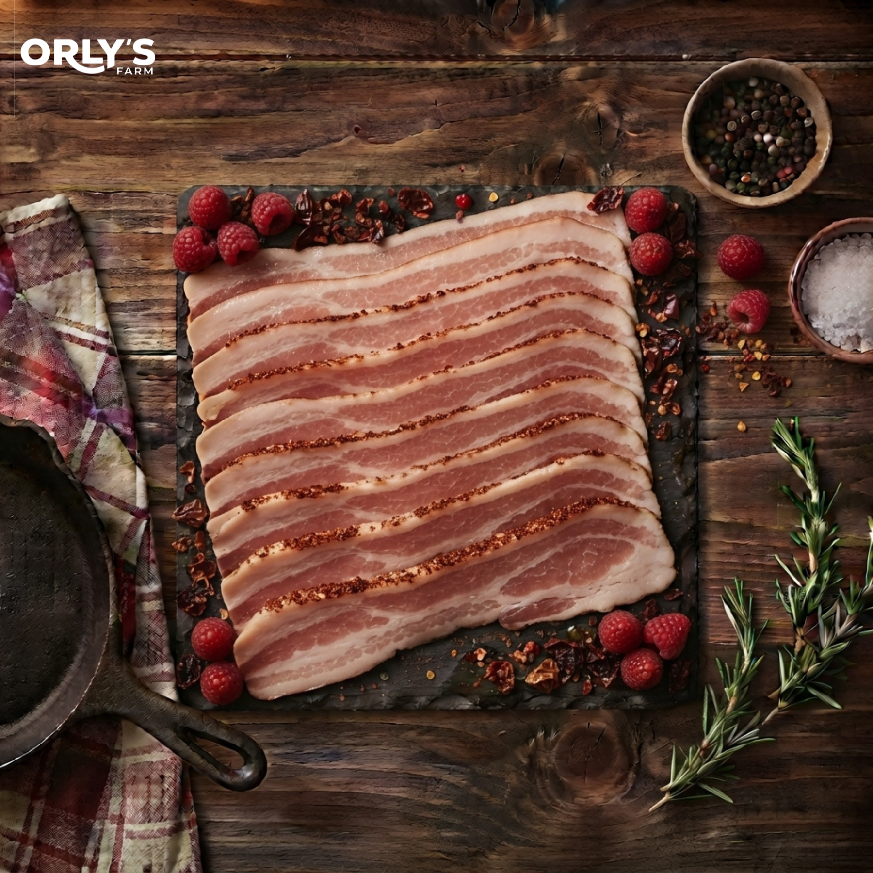 Raspberry Chipotle Bacon