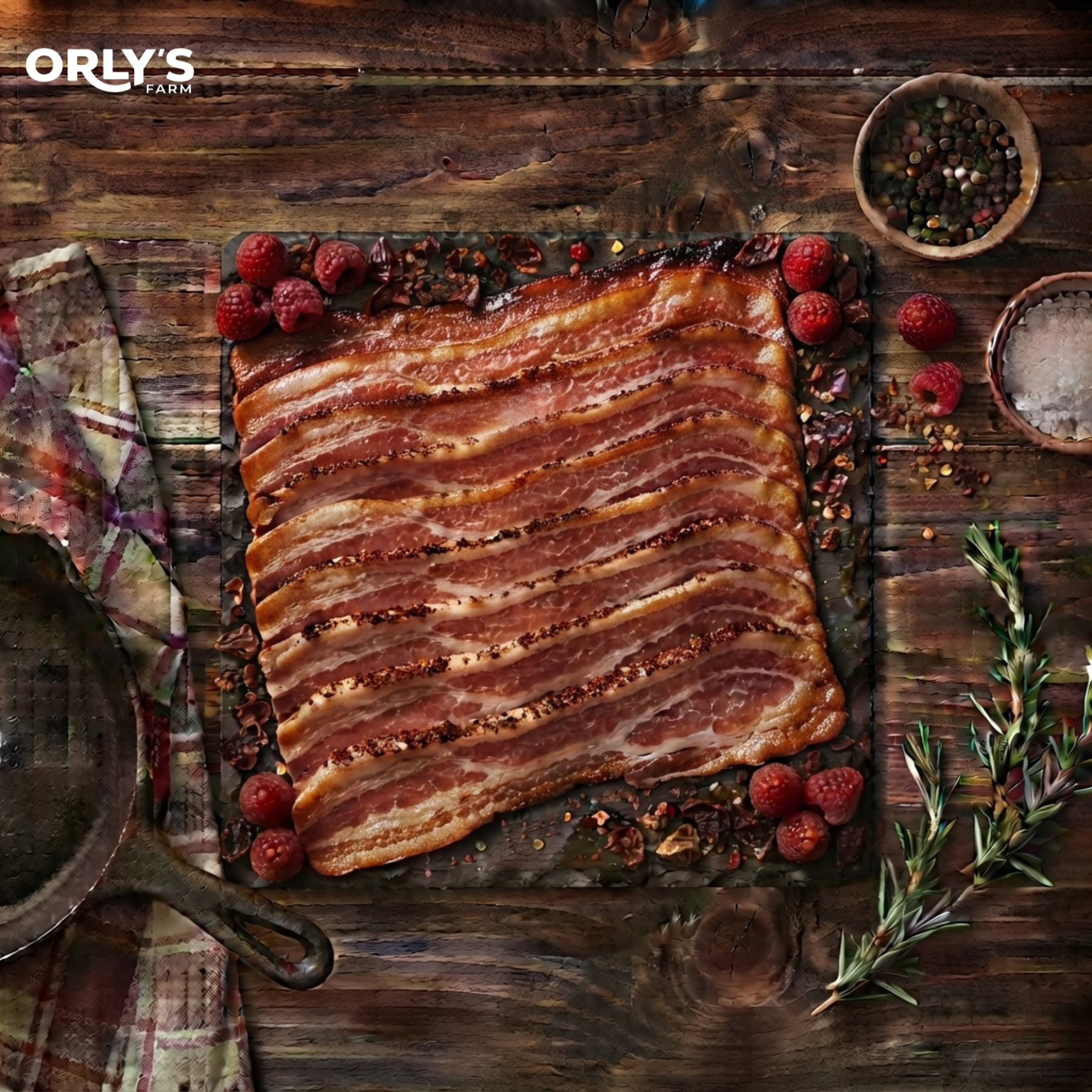 Raspberry Chipotle Bacon
